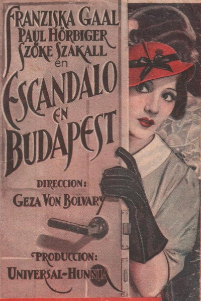 Póster de Escándalo en Budapest
