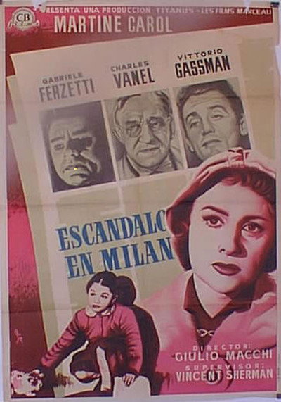 Póster de Escandalo en Milán