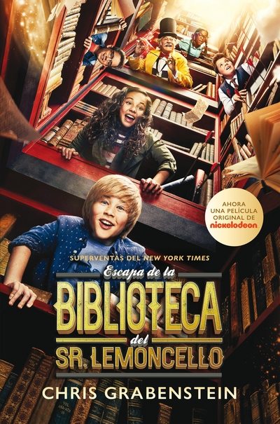 Póster de Escapa de la biblioteca del Sr. Lemoncello