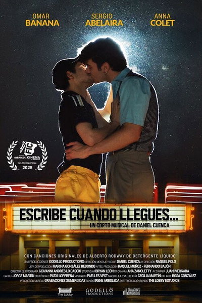 Póster de Escribe cuando llegues...