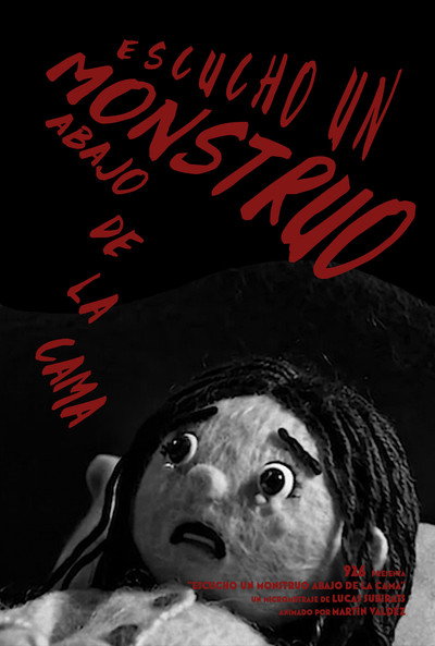 Póster de Escucho un Monstruo Abajo de la Cama