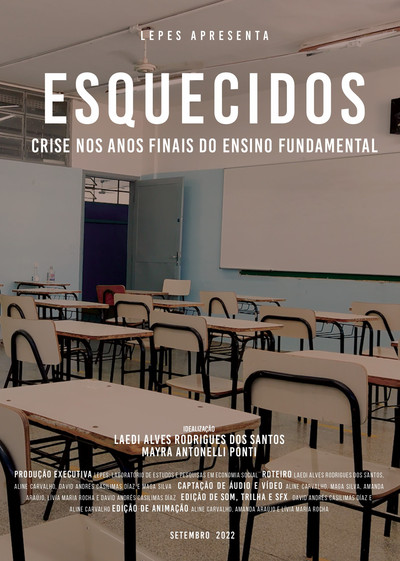 Póster de Esquecidos: crise nos anos finais do Ensino Fundamental