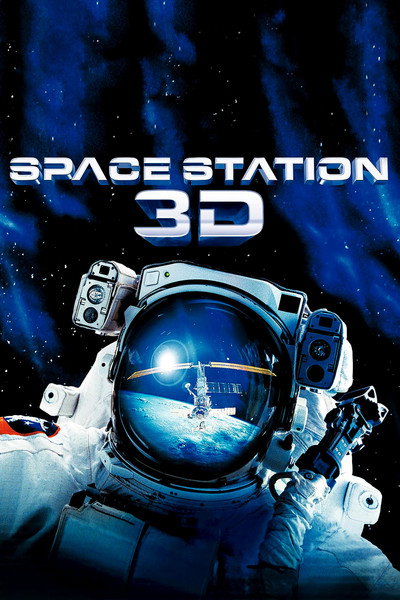 Póster de Estación espacial 3D