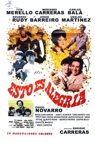 Póster de ¡Esto es alegría!