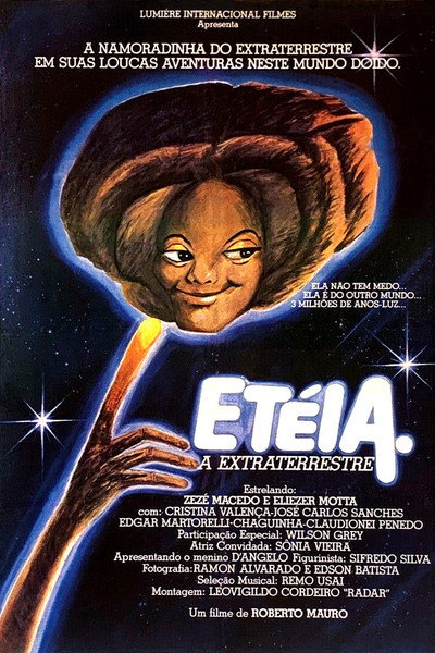 Póster de Etéia, a Extraterrestre em Sua Aventura no Rio