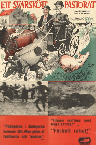 Póster de Ett svårskött pastorat