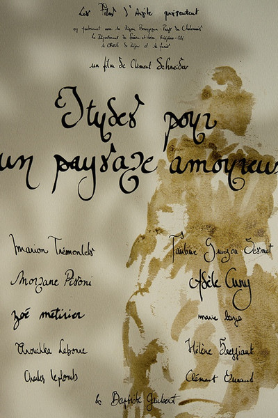 Póster de Etudes pour un paysage amoureux