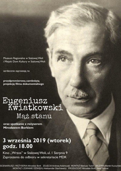 Póster de Eugeniusz Kwiatkowski. The Statesman