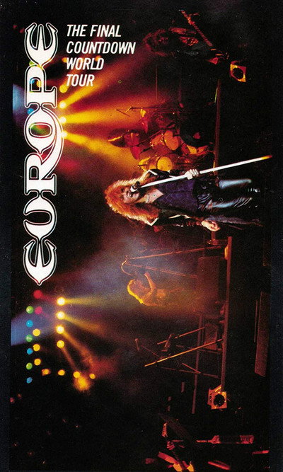 Póster de Europe - The Final Countdown World Tour