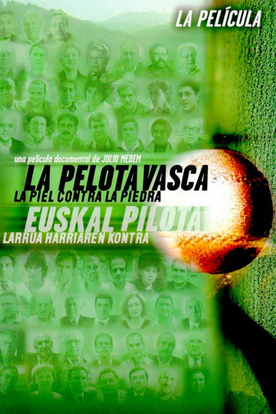 Póster de Euskal pilota. Larrua harriaren kontra