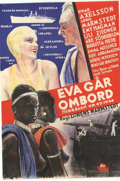 Póster de Eva går ombord
