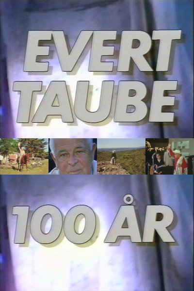 Póster de Evert Taube 100 år - sånger och bilder vid ett jubileum
