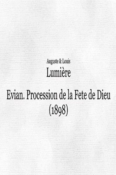 Póster de Evian: procession de la Fête-Dieu I