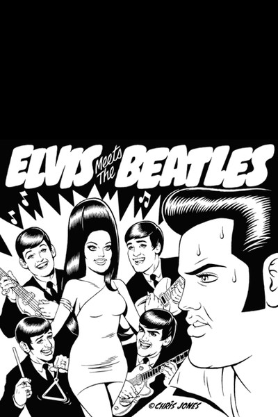 Póster de E*vis Meets the Beat*es