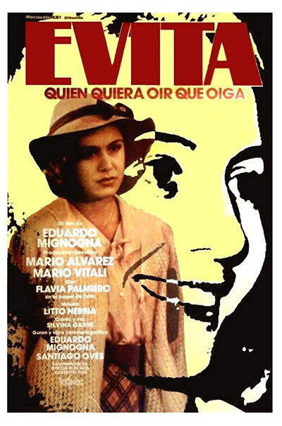 Póster de Evita: Whoever Wants to Hear, Let Them Hear