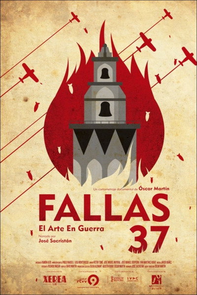 Póster de Fallas 37. El arte en guerra