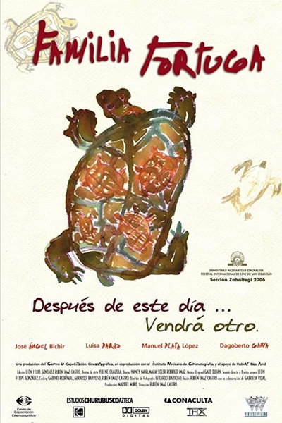 Póster de Familia tortuga