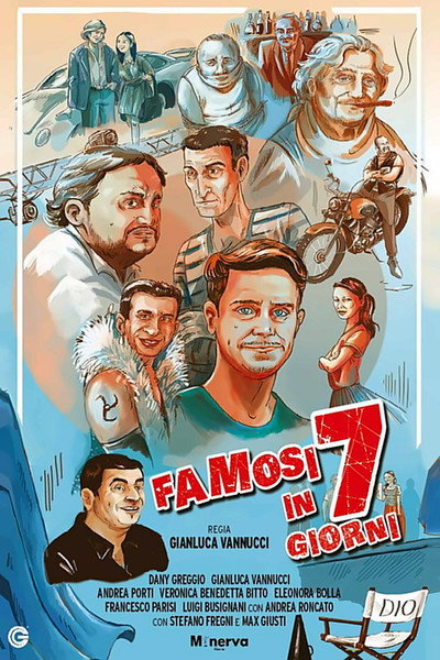 Póster de Famous in 7 Days