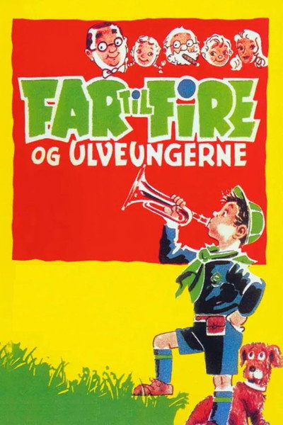 Póster de Far til fire og ulveungerne