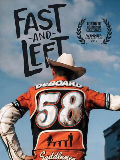Póster de Fast & Left - A Flat Track Film
