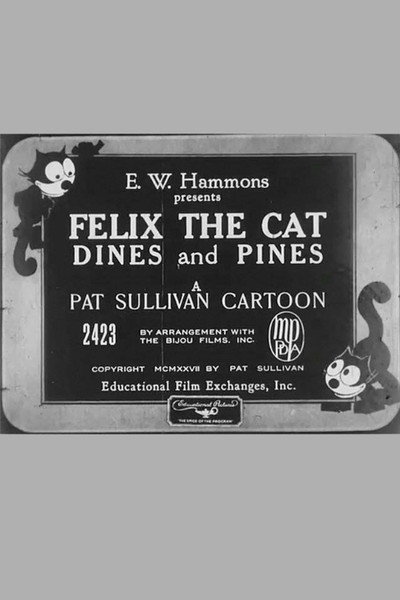 Póster de Felix the Cat Dines and Pines