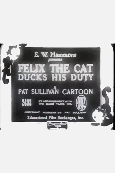 Póster de Felix the Cat Ducks His Duty