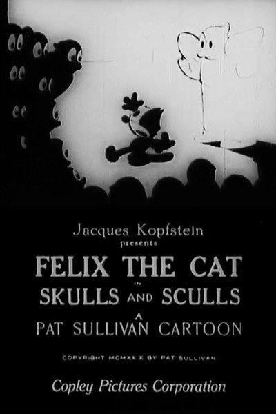 Póster de Felix the Cat in Skulls and Sculls