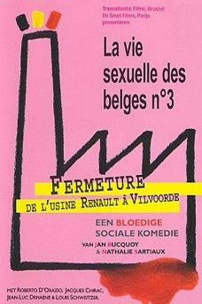 Póster de Fermeture de l'usine Renault à Vilvoorde (La vie sexuelle des Belges, 3e partie)