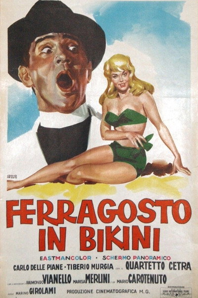Póster de Ferragosto in bikini