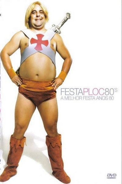 Póster de Festa PLOC 80's: A Melhor Festa Anos 80