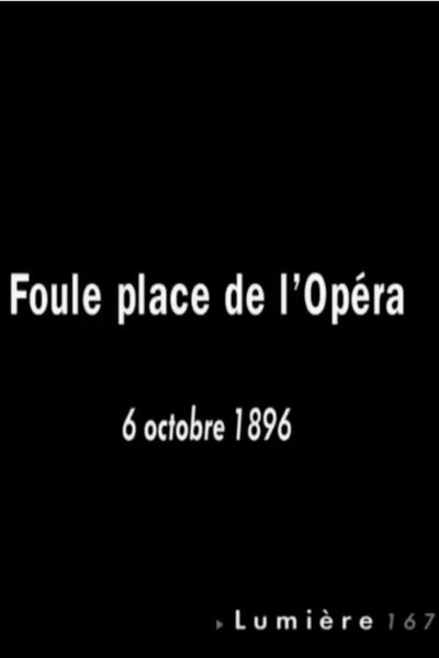 Póster de Fêtes franco-russes : Paris, la foule sur la place de l'Opéra