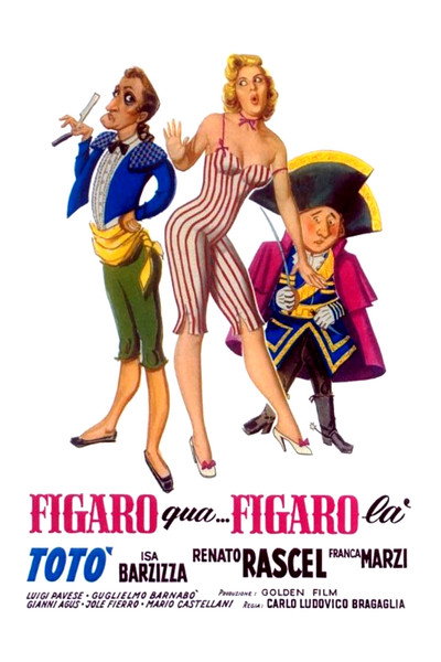 Póster de Figaro qua, Figaro là