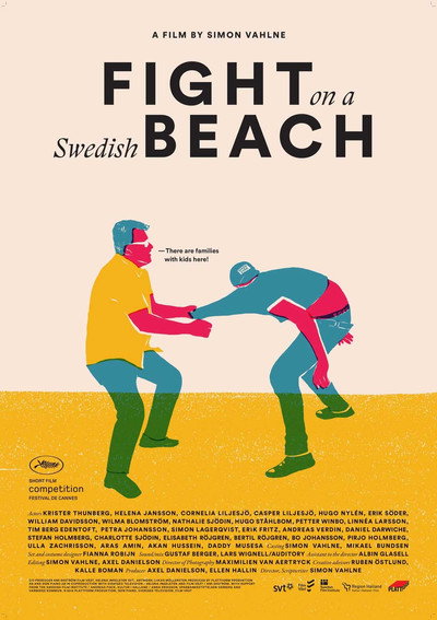 Póster de Fight on a Swedish Beach!!