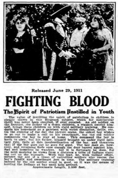 Póster de Fighting Blood