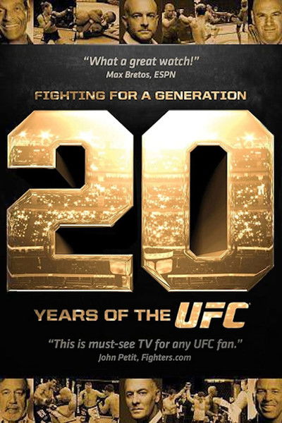 Póster de Fighting for a Generation: 20 Years of the UFC
