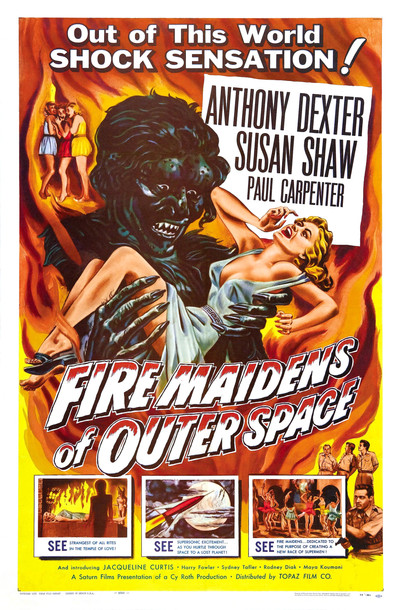 Póster de Fire Maidens of Outer Space