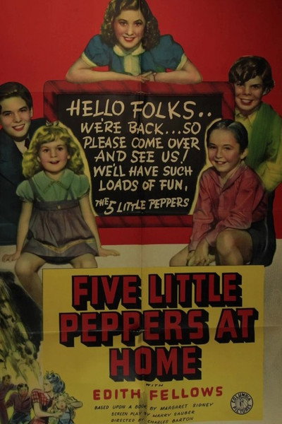 Póster de Five Little Peppers at Home