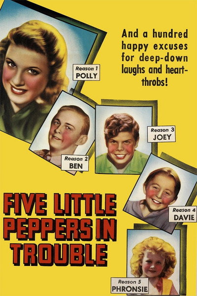 Póster de Five Little Peppers in Trouble