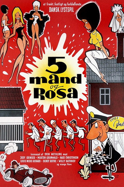 Póster de Five Men and Rosa