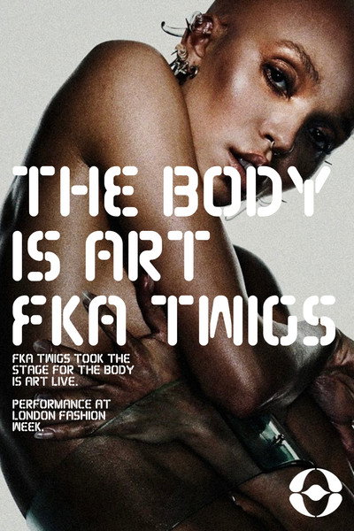 Póster de FKA twigs: THE BODY IS ART