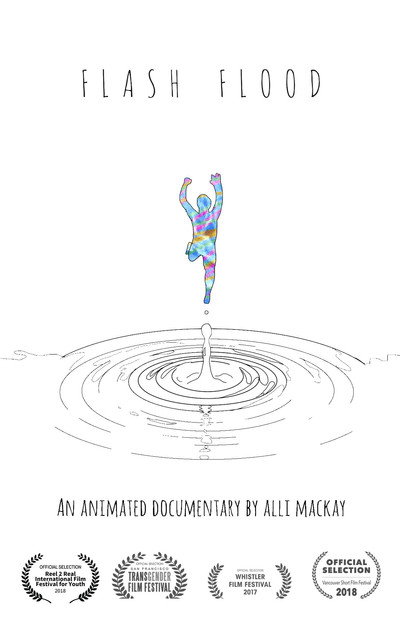 Póster de Flash Flood: A Rotoscoped Documentary