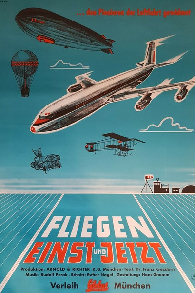 Póster de Fliegen - einst und jetzt