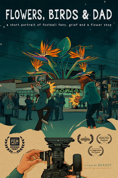 Póster de Flowers, Birds & Dad