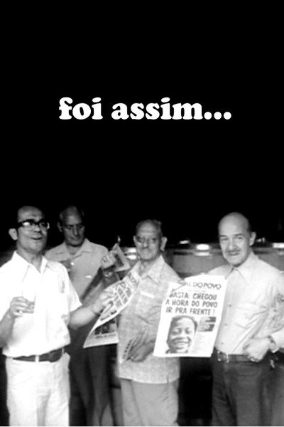 Póster de Foi Assim