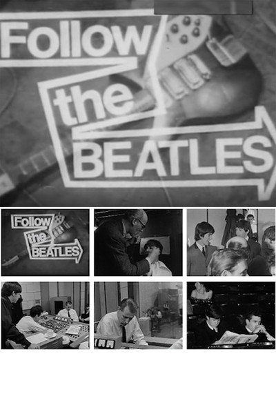 Póster de Follow the Beatles: The Story of the Making of 'A Hard Day's Night'