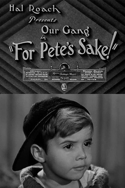 Póster de For Pete's Sake!