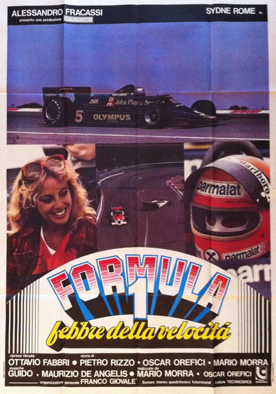 Póster de Fórmula 1 fiebre de velocidad