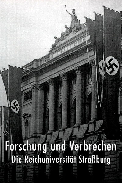 Póster de Forschung und Verbrechen: die Reichsuniversität Straßburg