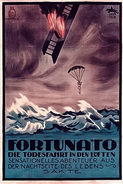 Póster de Fortunato. 2. Die Todesfahrt in den Lüften