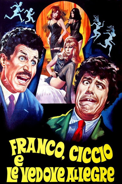 Póster de Franco, Ciccio and the Cheerful Widows
